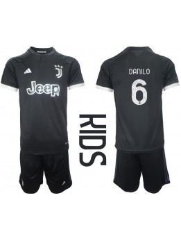 Otroški Nogometna dresi replika Juventus Danilo Luiz #6 Tretji 2023-24 Kratek rokav (+ hlače)